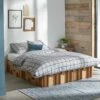 Paper Bed -Wolkbed Winkel Paper Bed met laden bruin