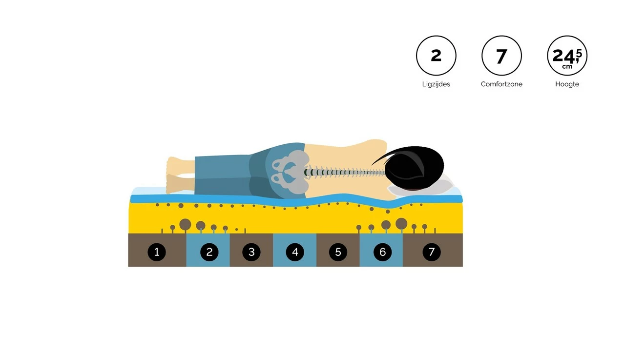 Pocketveermatras Gold Pocket Foam 10 Pocketveermatras Gold Pocket Foam - Afbeelding 8