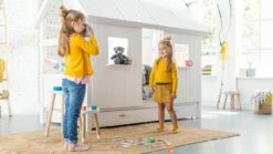 Sofabed Puck Met Dakframe En Heel Dak -Wolkbed Winkel Sofabed met dakframe Puck wit 2