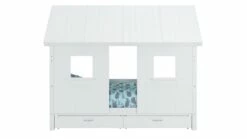 Sofabed Puck Met Dakframe En Heel Dak -Wolkbed Winkel Sofabed met dakframe Puck wit 4