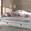 Sofabed Amori Met Slaaplade -Wolkbed Winkel Sofabed met slaaplade Amori wit