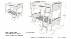 Stapelbed Londen -Wolkbed Winkel Stapelbed Londen wit 2