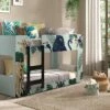 Stapelbed Luca Jungle -Wolkbed Winkel Stapelbed Luca Jungle mintgroen