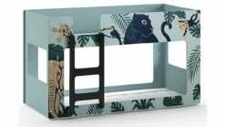Stapelbed Luca Jungle -Wolkbed Winkel Stapelbed Luca Jungle mintgroen 2