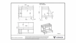 Stapelbed Pino Martin -Wolkbed Winkel Stapelbed Pino Martin natuur00 2