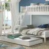 Stapelbed Scott 3-persoons Met Slaaplade -Wolkbed Winkel Stapelbed Scott 3 persoons met slaaplade wit