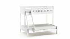 Stapelbed Scott 3-persoons Met Slaaplade -Wolkbed Winkel Stapelbed Scott 3 persoons met slaaplade wit 4