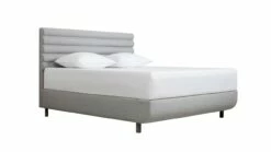 TEMPUR® Bed Arc Met Hoofdbord Vectra, Vlakke Schotelbodem En Pro Matrassen -Wolkbed Winkel TEMPUR Bed Arc met hoofdbord Vectra vlakke schotelbodem en Pro matrassen Stone 2