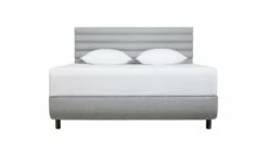 TEMPUR® Bed Arc Met Hoofdbord Vectra, Vlakke Schotelbodem En Pro Matrassen -Wolkbed Winkel TEMPUR Bed Arc met hoofdbord Vectra vlakke schotelbodem en Pro matrassen Stone 3